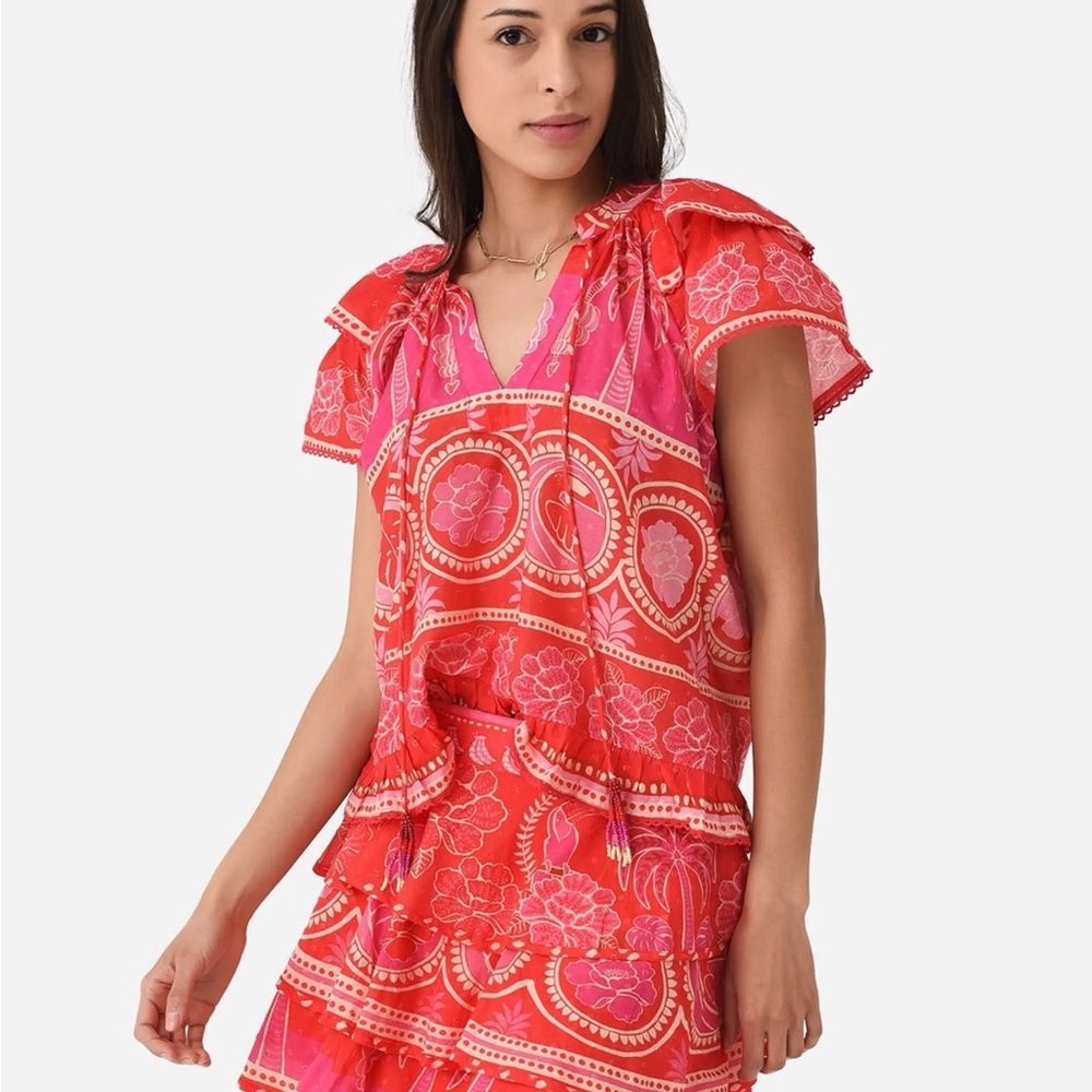 FARM Rio Sunrise skirt and top set